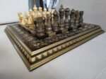 Wooden Chess Set: Glossy Chess board "Royal" + pieces "Elegant Classic" - Image 2