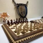 Classic Chess set: Chess Board "Royal Сlassic" + pieces "Classic Luxe"