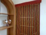 Multicolor Wooden Bead Curtain – Handmade door, window & room divider decor - Image 9