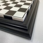 Wooden Chess Board "Black & White" Removable playfield Storage for pieces - Image 9