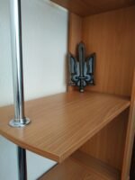 Coat of arms of Ukraine from ash wood with Black patina, wooden Wall Decor handmade Ukrainian Trident symbol, Trizub, Ukrainian Art for Gift - Image 9