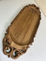 Wooden Steak Plate, Serving Board, Food Safe, Premium Oak Wood, Individual Serving Boards, Meat Board, Personalized Tray, Gift Father's Day - Image 7