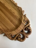 Wooden Steak Plate, Serving Board, Food Safe, Premium Oak Wood, Individual Serving Boards, Meat Board, Personalized Tray, Gift Father's Day - Image 3