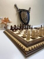 Classic Chess set: Chess Board "Royal Сlassic" + pieces "Classic Luxe" - Image 3