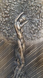 Wooden carved wall panel "Goddess Tara", handmade wall decor, carving wood, art living room, Birthday Gift for Mother, Wife, Daughter - Image 2