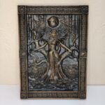 Wooden Decor "Forest Fairy ", carved wall panel , handmade, wall hanging, art living room, Birthday Gift for Mother, Wife, daughter - Image 8