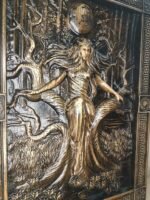 Wooden Decor "Forest Fairy ", carved wall panel , handmade, wall hanging, art living room, Birthday Gift for Mother, Wife, daughter - Image 5