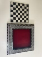 Wooden Chess board "Black & Silver" Removable Playfield, Storage for pieces - Image 7