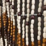 Wooden Beaded Curtain, Wood blinds for door/window, Beaded decor rooms, terrace - Image 6