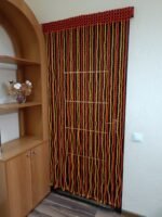 Multicolor Wooden Bead Curtain – Handmade door, window & room divider decor - Image 4