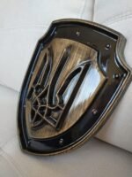 Ukrainian Trident symbol, Coat of arms of Ukraine from ash carving  wood, super gloss, Wall panel, wooden Decor,  handmade , Ukrainian Art - Image 9