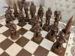 Chess Set: Chess Table “Waves of Aspiration” + chess pieces "Cossacks & Armed Forces of Ukraine" - Image 9