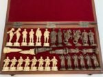 Chess Set: Folding Chess Board with Velvet-lined Storage + pieces "Armed Forces of Ukraine" / "Cossacks" - Image 7