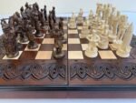 Chess Set: Folding Chess Board with Velvet-lined Storage + pieces "Armed Forces of Ukraine" / "Cossacks" - Image 6