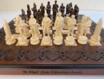 Chess Set: Folding Chess Board with Velvet-lined Storage + pieces "Armed Forces of Ukraine" / "Cossacks" - Image 5