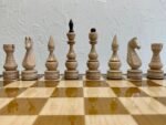 Wooden Chess pieces "Elite" Ombre color, Super glossy - Image 8