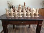 Wooden Chess pieces " Elite ", Big Size Handmade - Image 5
