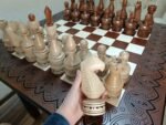 Wooden Chess pieces " Elite ", Big Size Handmade - Image 2