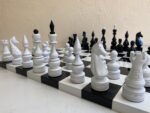Classic Chess set: Chess Board "Black & White" + pieces "Elite" Super glossy - Image 6