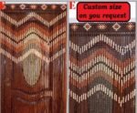 Wooden Beaded Curtain, Wood blinds for door/window, Beaded decor rooms, terrace - Image 7