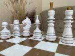 Chess Pieces "Classic Luxe" Gold | White color - Image 7