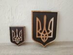 Panel Coat of arms of Ukraine. Trident. Ukrainian Tryzub. Wall Decor. Handmade wood carved , ukrainian wall decor - Image 5