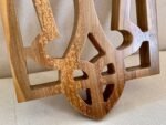 Wooden wall decor, Coat of arms of Ukraine- national symbol, Ukrainian Trident,"Glory to Ukraine" from ash wood, Trizub, Gift Annyversary - Image 9