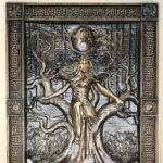 Wooden Decor "Forest Fairy ", carved wall panel , handmade, wall hanging, art living room, Birthday Gift for Mother, Wife, daughter