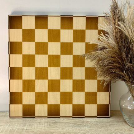 Wooden Chess Board "Classic" Ombre Super Glossy