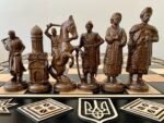 Chess pieces "Cossacs" Only , unique ukrainian wooden pieces WITHOUT BOARD, handmade carved solid wood Birthday Anniversary gift Dad Husband - Image 10