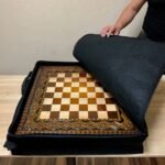 Chessboard Case Bag, Felt Chess Case, Thick Chessboard Case, Chess Storage, Felt Bag , Hand Made , Fabric Bag , chess cover bag, For Men - Image 5