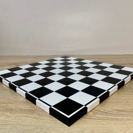 Classic Chess board "Black & White" Premium quality, Super glossy