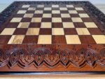 Wooden Chess board "Waves of Aspiration" Handmade and Crafted - Image 4