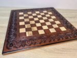 Wooden Chess board "Waves of Aspiration" Handmade and Crafted - Image 5
