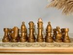 Chess Set: Board "Light in the Dark " + chess pieces "Staunton" - Image 4
