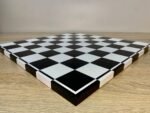 Classic Chess board "Black & White" Premium quality, Super glossy - Image 3