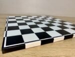 Classic Chess board "Black & White" Premium quality, Super glossy - Image 7