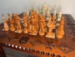 Wooden Chess Set: Chess Table "Star of Life" + pieces "Game of Thrones" - Image 7