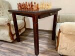 Wooden Chess set: Classic Chess Table with Drawers + chess pieces "Cossacks" & "Game of Thrones" - Image 3