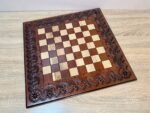 Wooden Chess board "Waves of Aspiration" Handmade and Crafted - Image 2