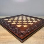 Wooden Chess board "Waves of Aspiration" Handmade and Crafted - Image 6