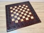Chess board "Waves of Aspiration" dark brown - Image 8