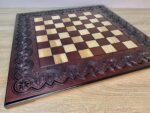 Chess board "Waves of Aspiration" dark brown - Image 6