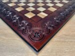 Chess board "Waves of Aspiration" dark brown - Image 3