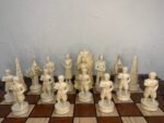 Wooden Chess Set: Chess Table "Star of Life" + pieces "Game of Thrones" - Image 5