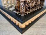 Wooden Chess set: Classic Chess Board + Chess Pieces "Knights" & "Cossacks" - Image 3