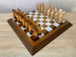 Chess Set: Classic Chess Board "Ombre" + chess pieces "Knights" Super glossy - Image 6