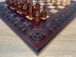 Wooden Chess set: Chess Board “Waves of Aspirations” + chess pieces "Elite" super glossy - Image 3