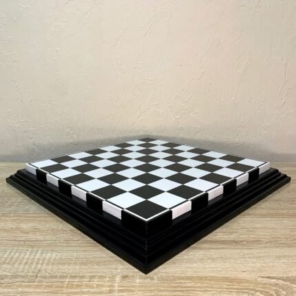 Classic Chess board "Black&White" Ash Wood