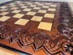 Wooden Chess board "Waves of Aspiration" Handmade and Crafted - Image 9